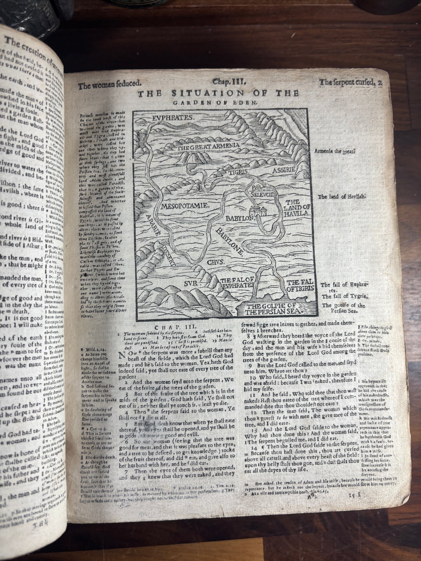 1599 Geneva “Breeches” Bible Herbert 250, Maps, Apocrypha, Psalter & Concordance