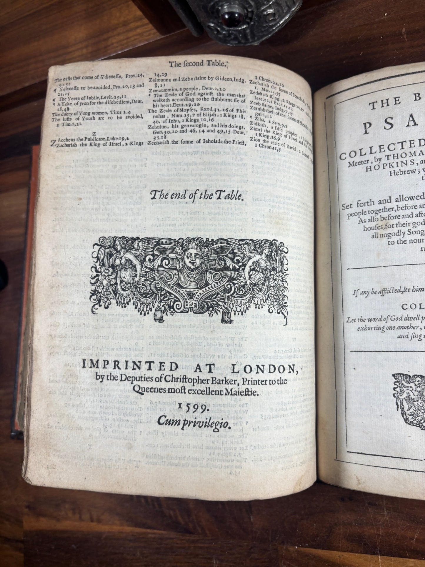 1599 Geneva “Breeches” Bible Herbert 250, Maps, Apocrypha, Psalter & Concordance