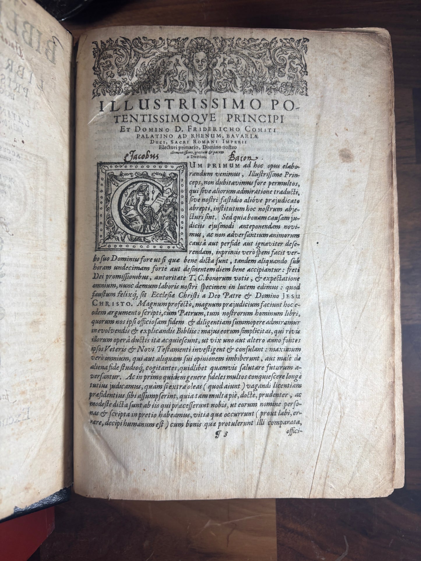 1585 Biblia Sacra – Tremellius, Junius & Beza Latin Bible W/ Inscriptions