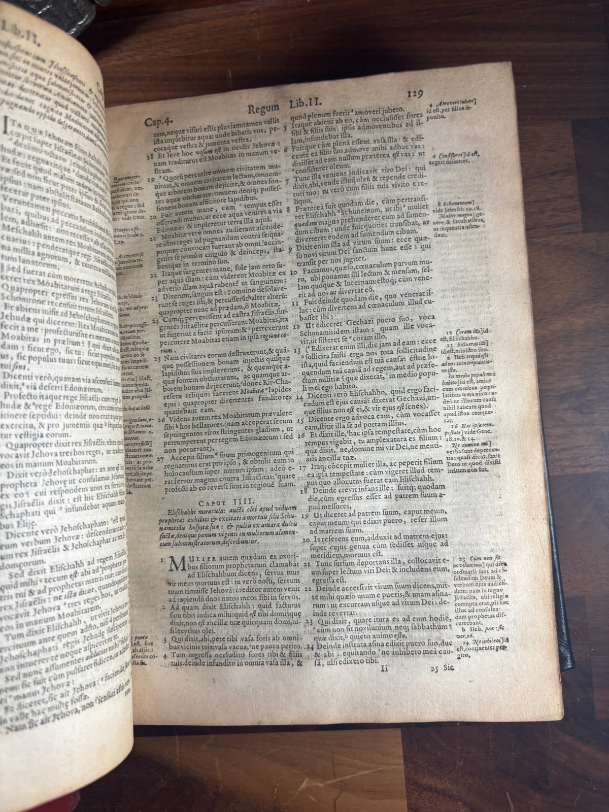 1585 Biblia Sacra – Tremellius, Junius & Beza Latin Bible W/ Inscriptions
