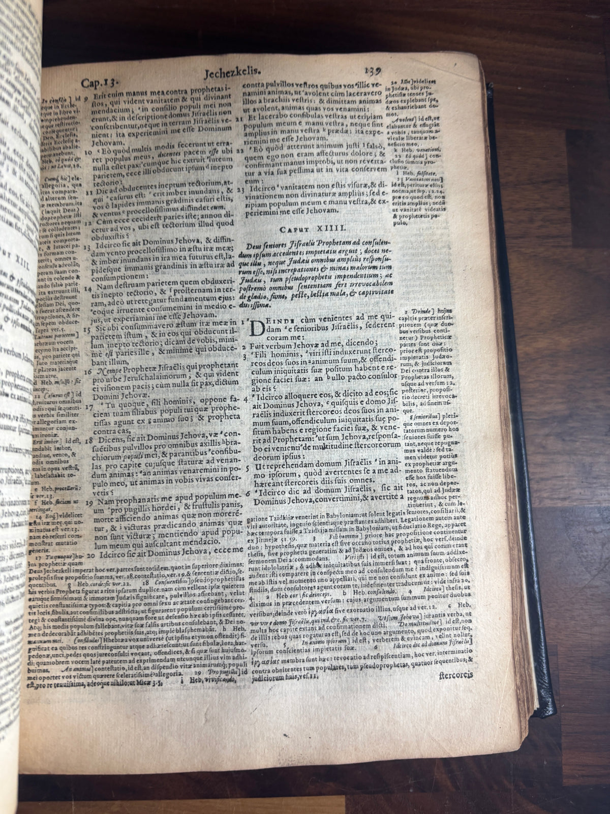 1585 Biblia Sacra – Tremellius, Junius & Beza Latin Bible W/ Inscriptions