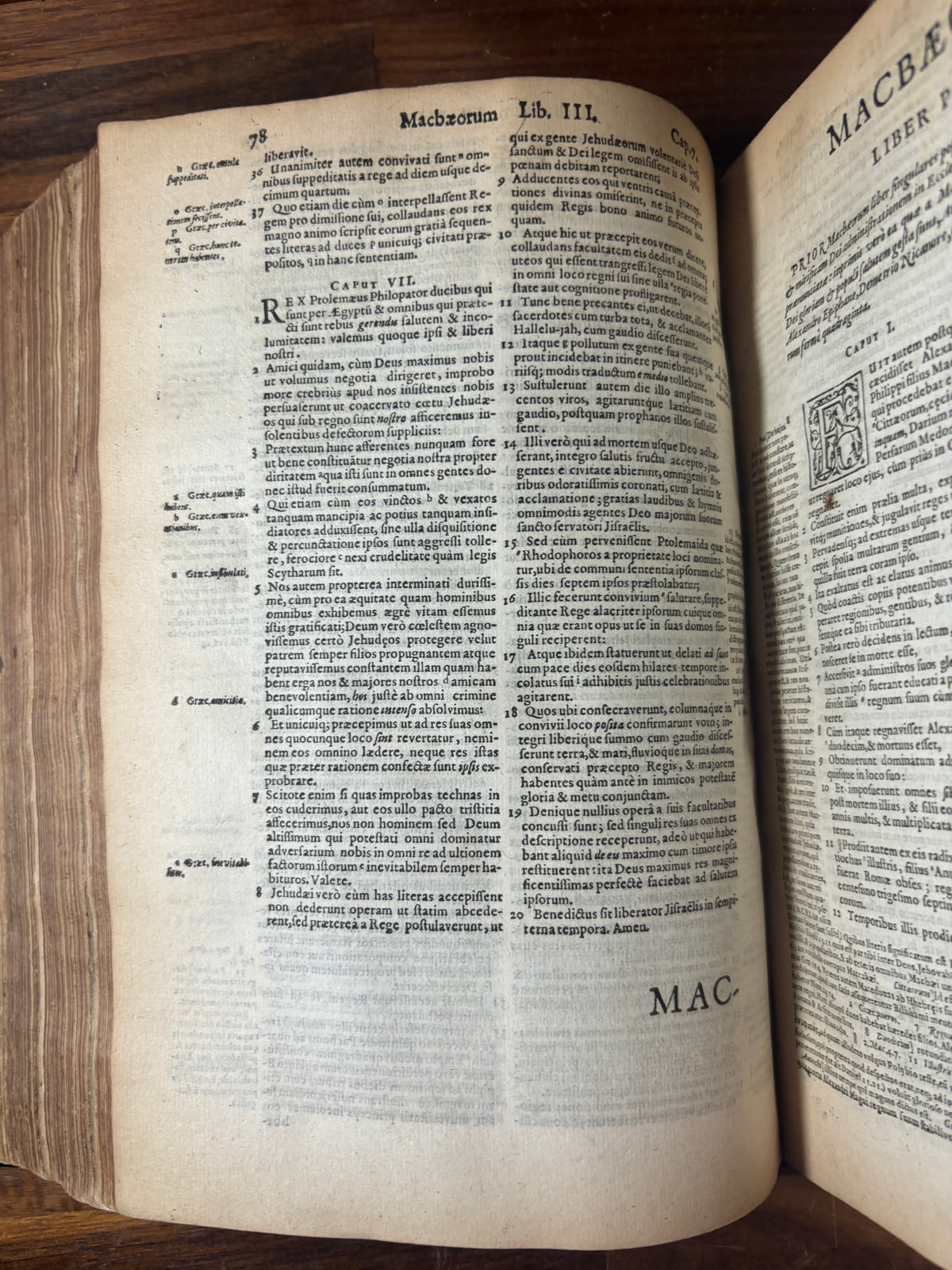 1585 Biblia Sacra – Tremellius, Junius & Beza Latin Bible W/ Inscriptions