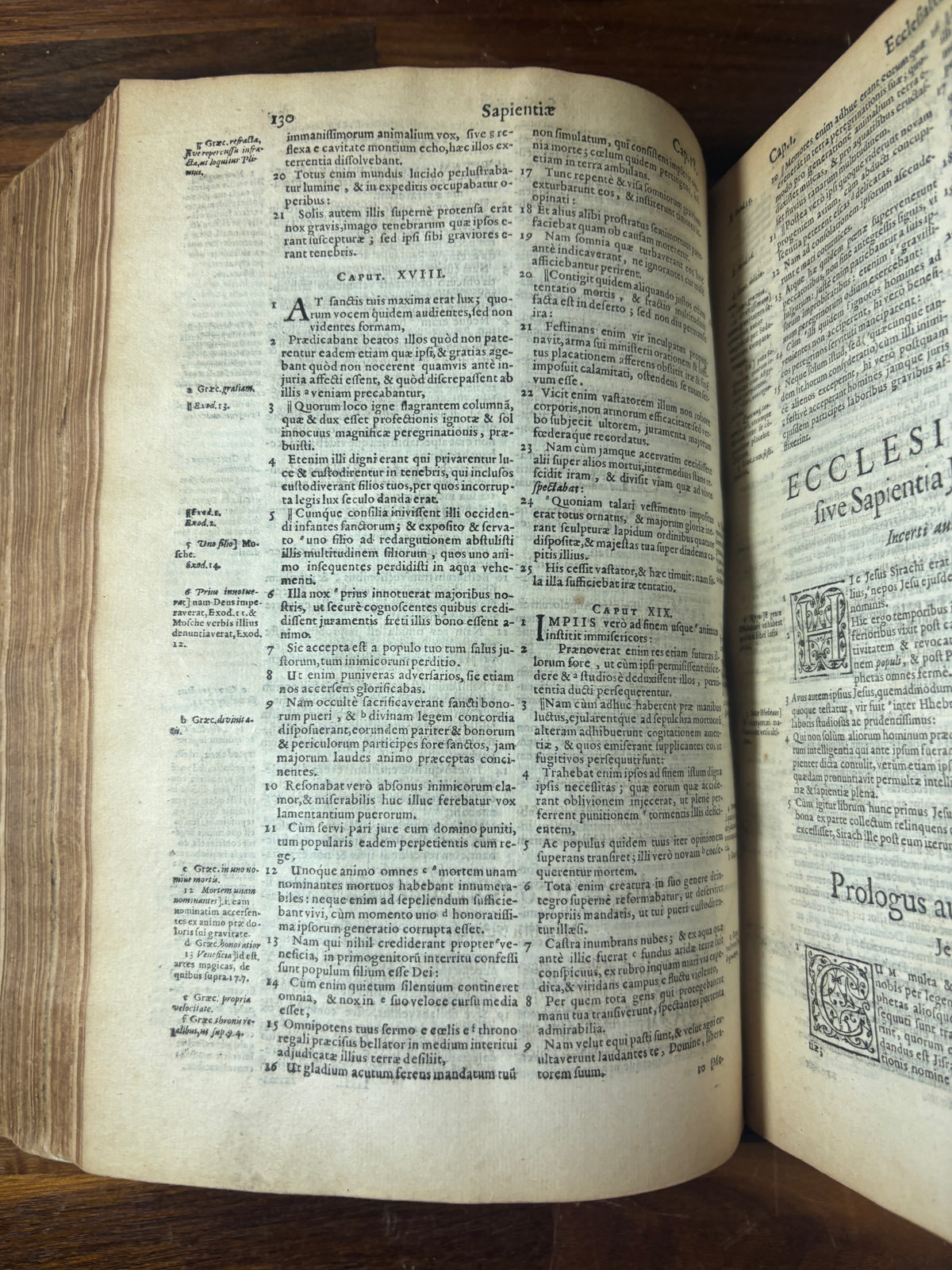 1585 Biblia Sacra – Tremellius, Junius & Beza Latin Bible W/ Inscriptions