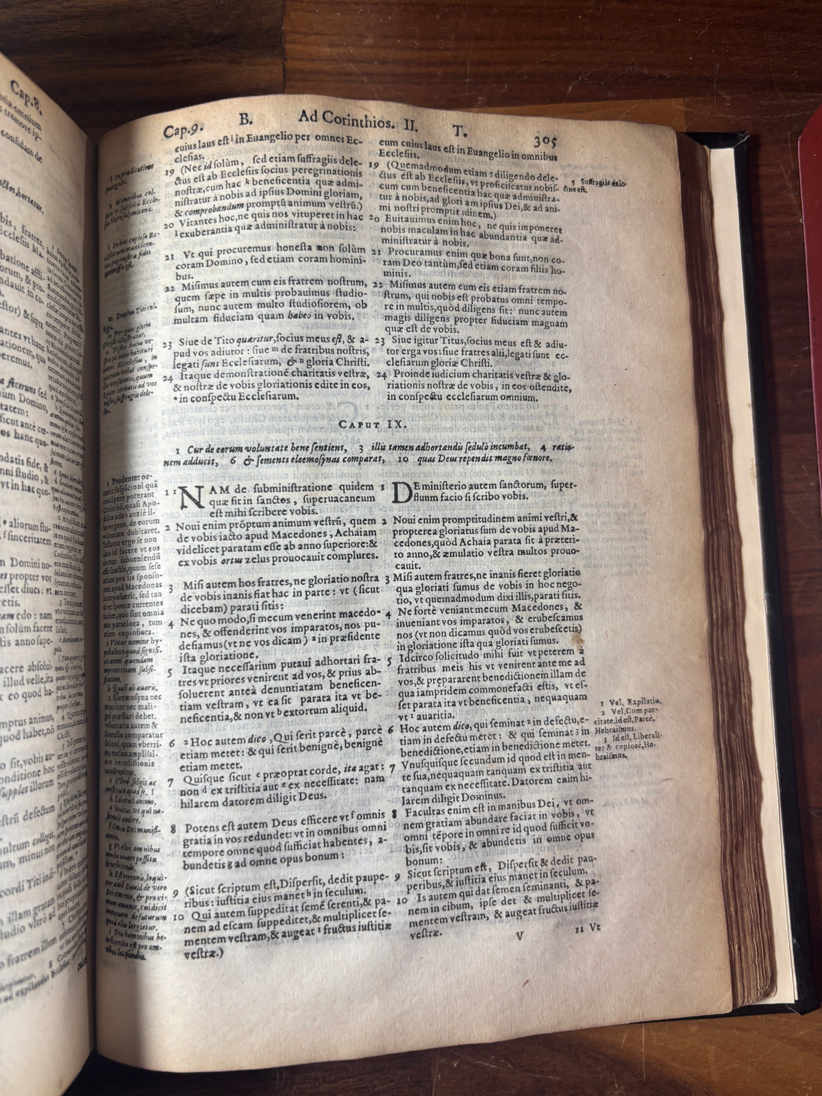 1585 Biblia Sacra – Tremellius, Junius & Beza Latin Bible W/ Inscriptions