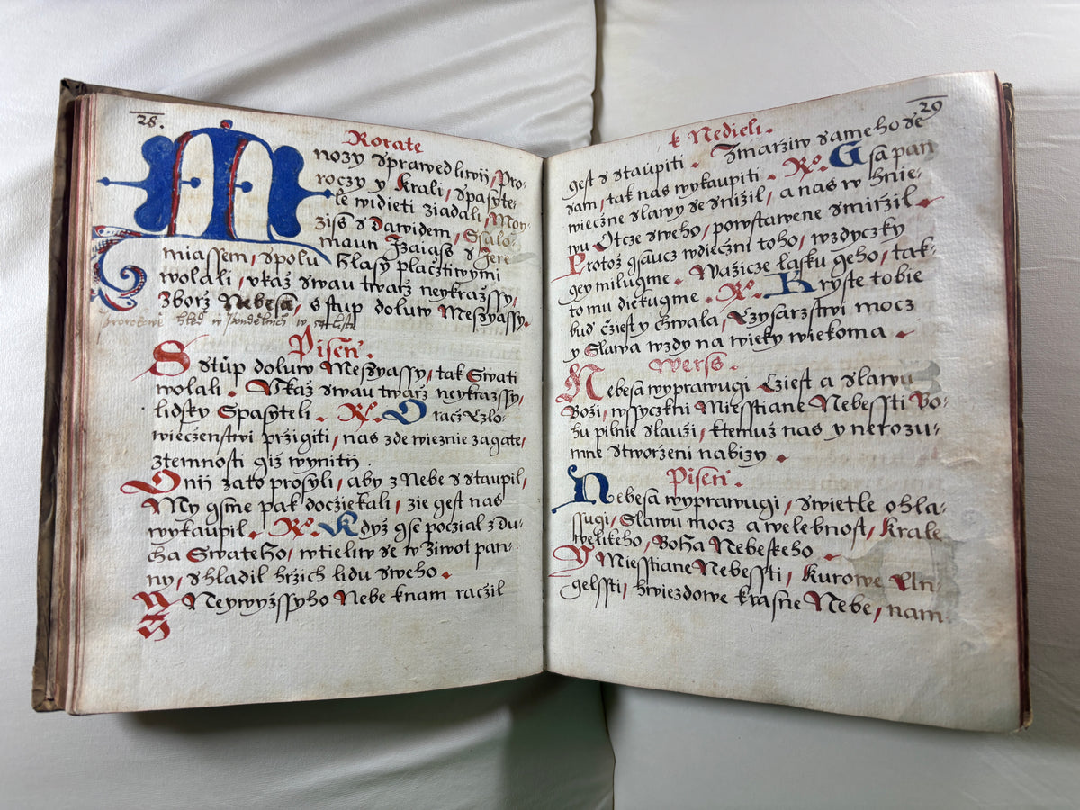1620 Czech Manuscript Prayer Book/Book of Hours, Bohemia