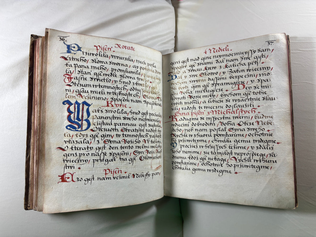 1620 Czech Manuscript Prayer Book/Book of Hours, Bohemia