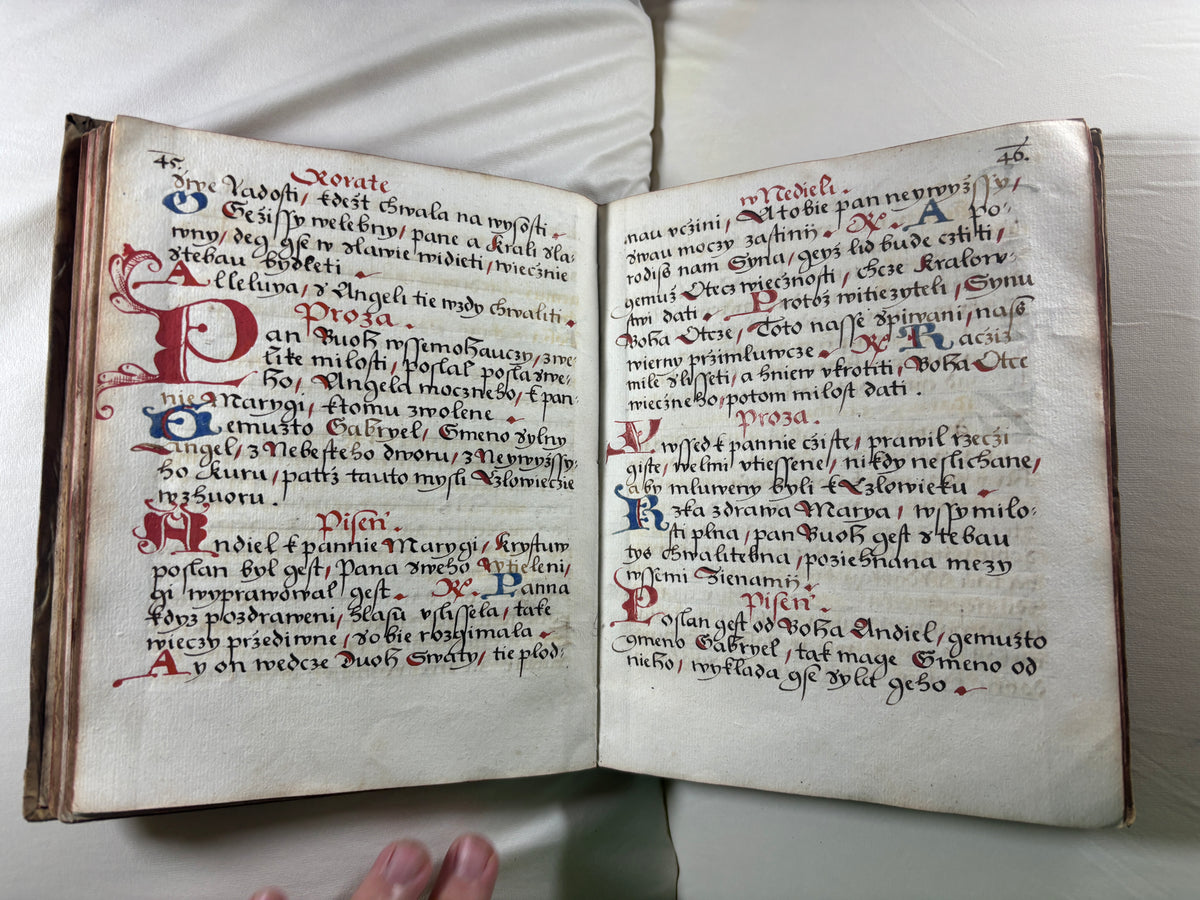 1620 Czech Manuscript Prayer Book/Book of Hours, Bohemia