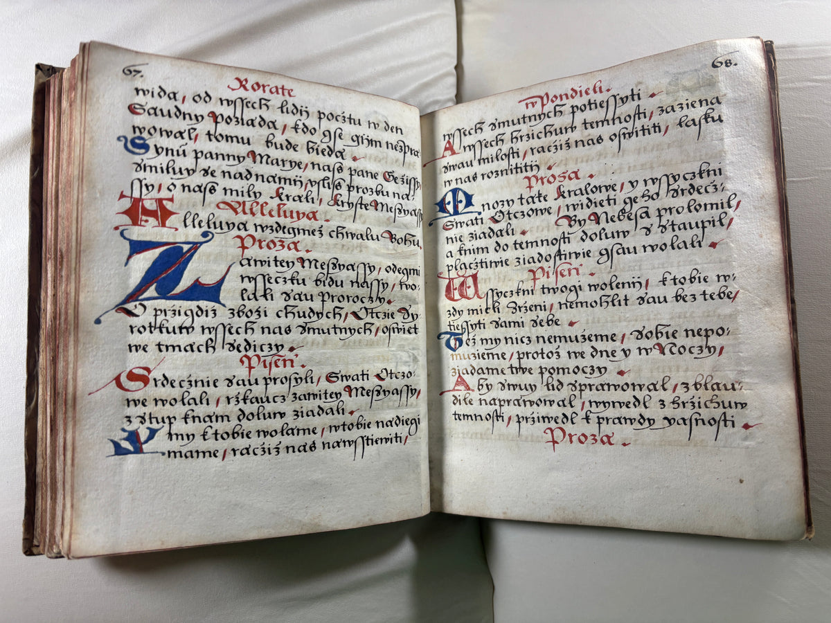 1620 Czech Manuscript Prayer Book/Book of Hours, Bohemia