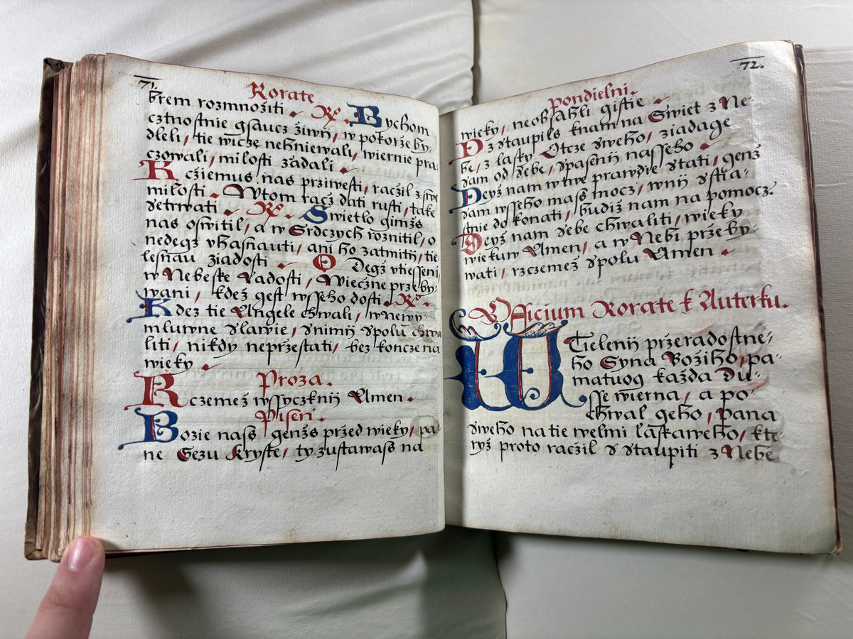 1620 Czech Manuscript Prayer Book/Book of Hours, Bohemia