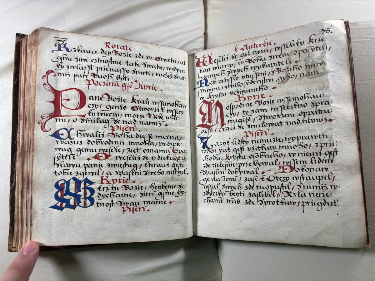 1620 Czech Manuscript Prayer Book/Book of Hours, Bohemia