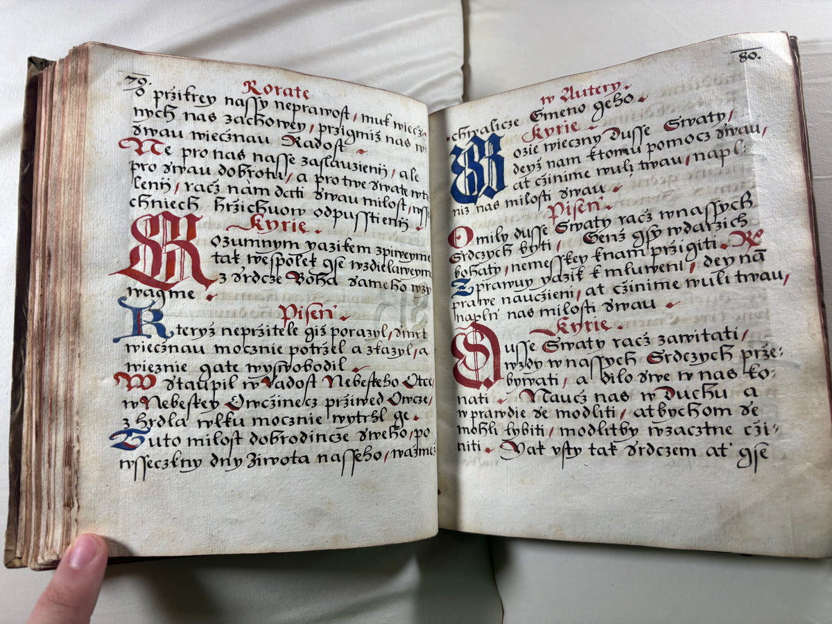 1620 Czech Manuscript Prayer Book/Book of Hours, Bohemia