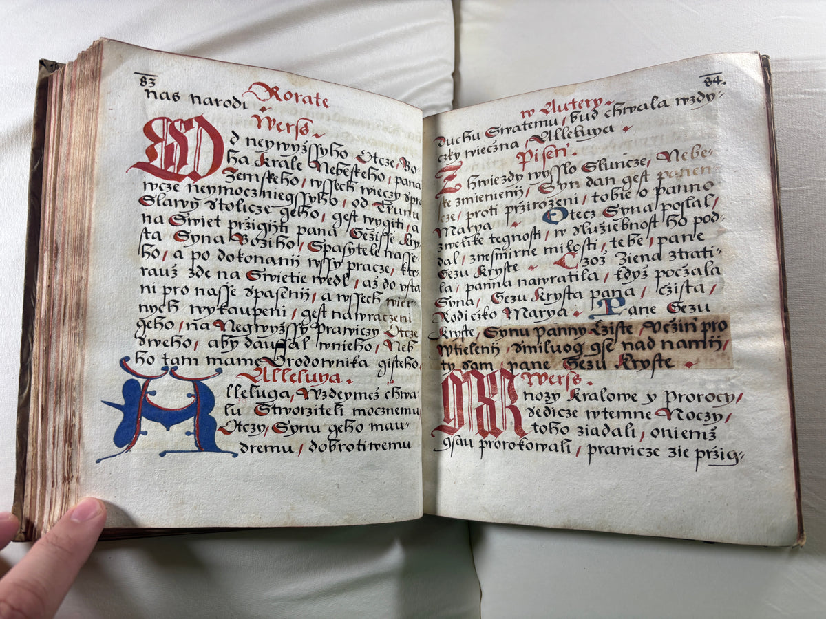 1620 Czech Manuscript Prayer Book/Book of Hours, Bohemia