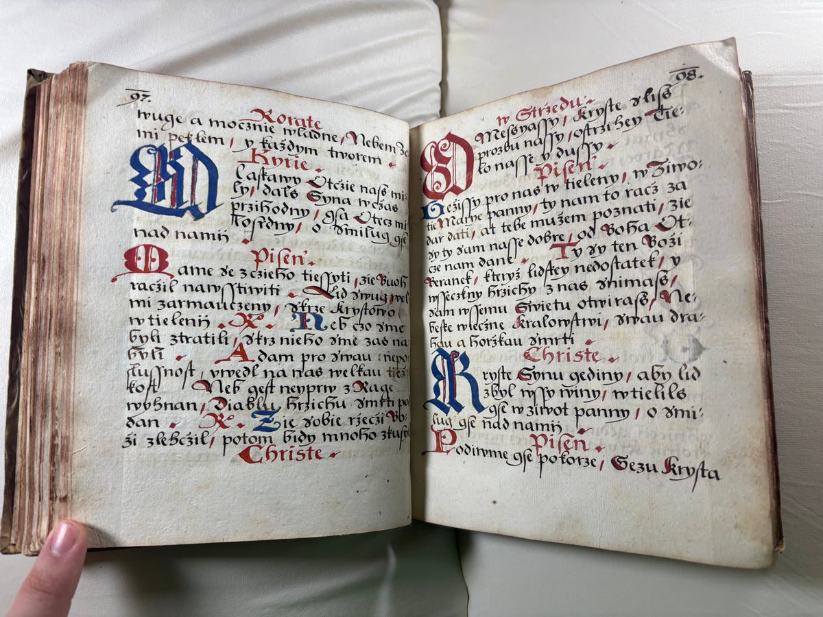 1620 Czech Manuscript Prayer Book/Book of Hours, Bohemia