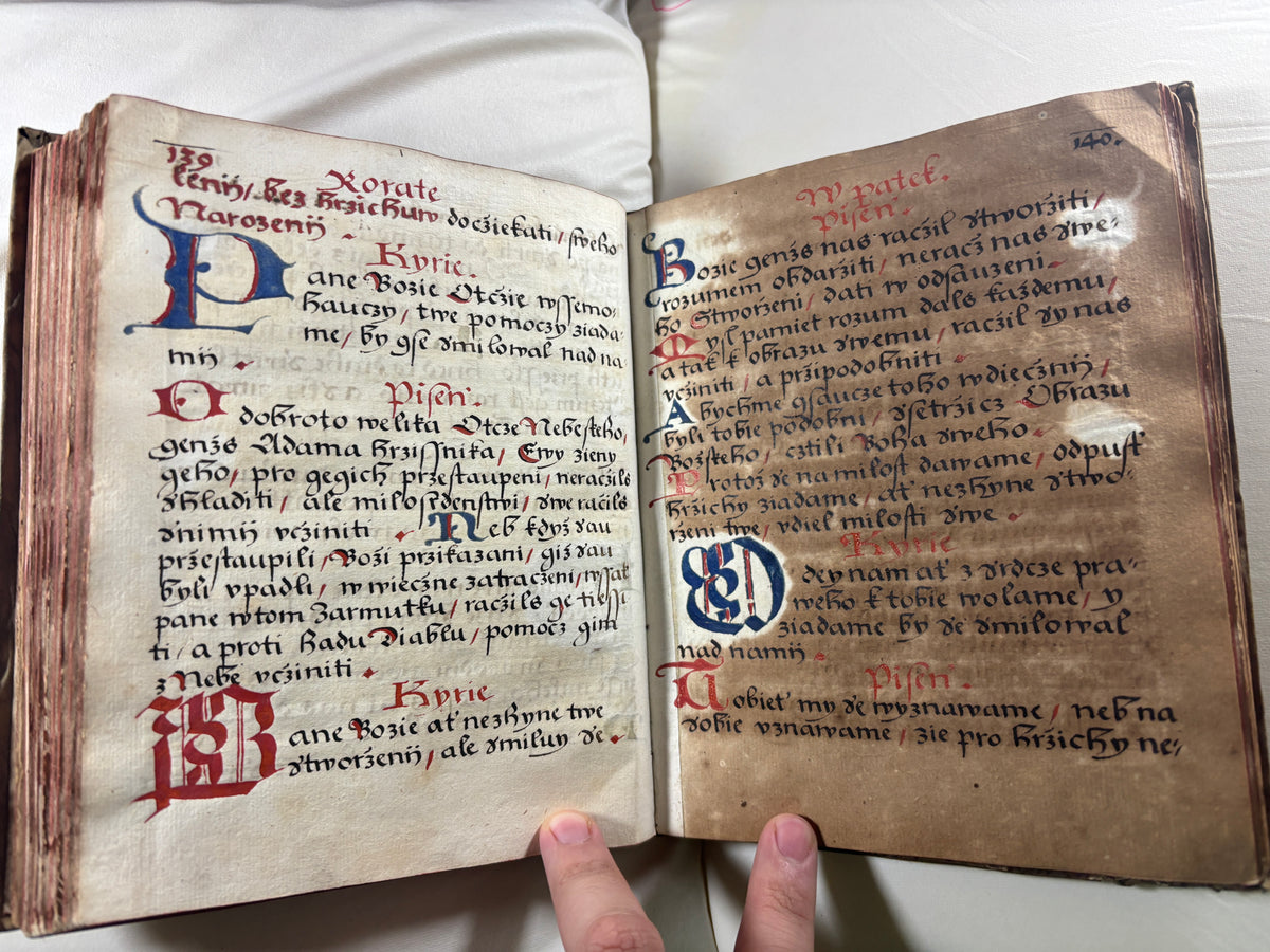 1620 Czech Manuscript Prayer Book/Book of Hours, Bohemia