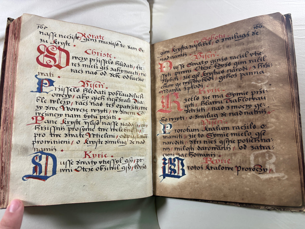 1620 Czech Manuscript Prayer Book/Book of Hours, Bohemia