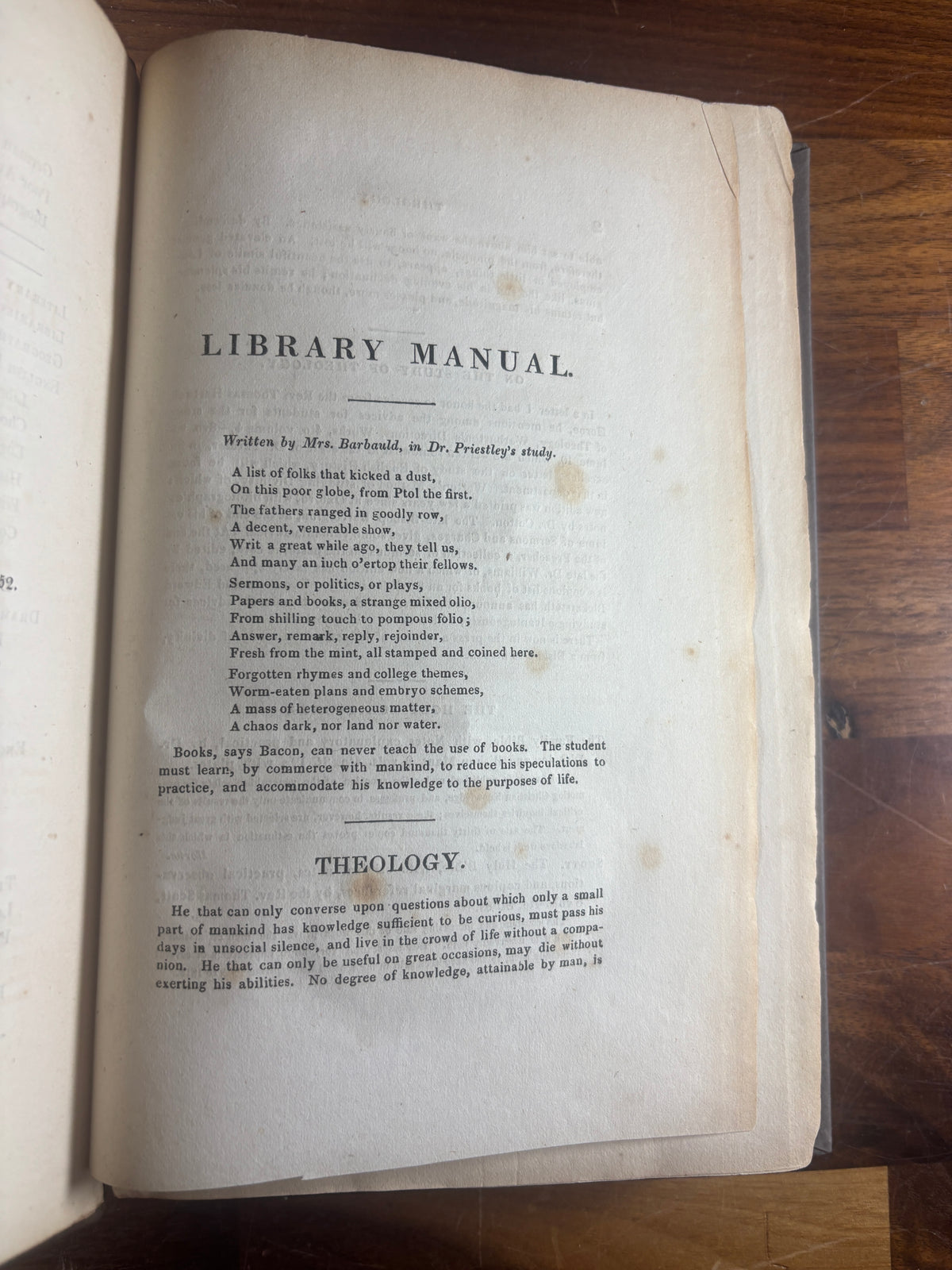 William Goodhugh, The English Gentleman's Library Manual, First Edition, 1827