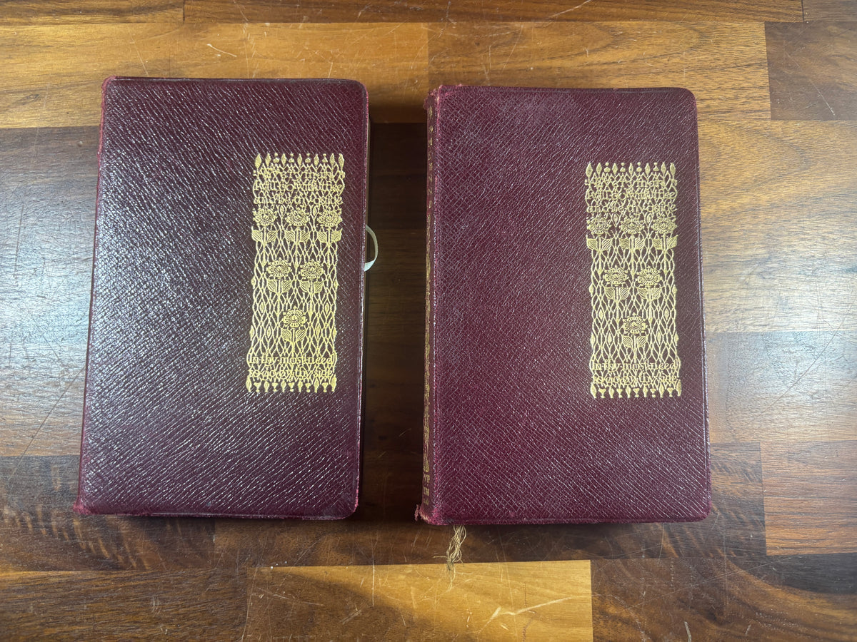 Ben Jonson, The Complete Plays, 2 Volume Set, Everyman’s Library, Flexible Leather