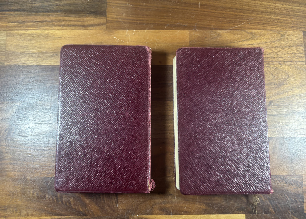 Ben Jonson, The Complete Plays, 2 Volume Set, Everyman’s Library, Flexible Leather