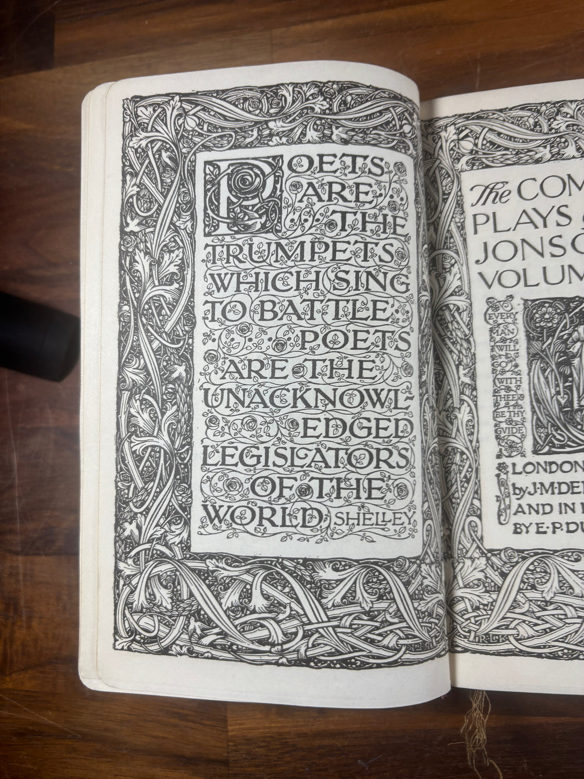 Ben Jonson, The Complete Plays, 2 Volume Set, Everyman’s Library, Flexible Leather