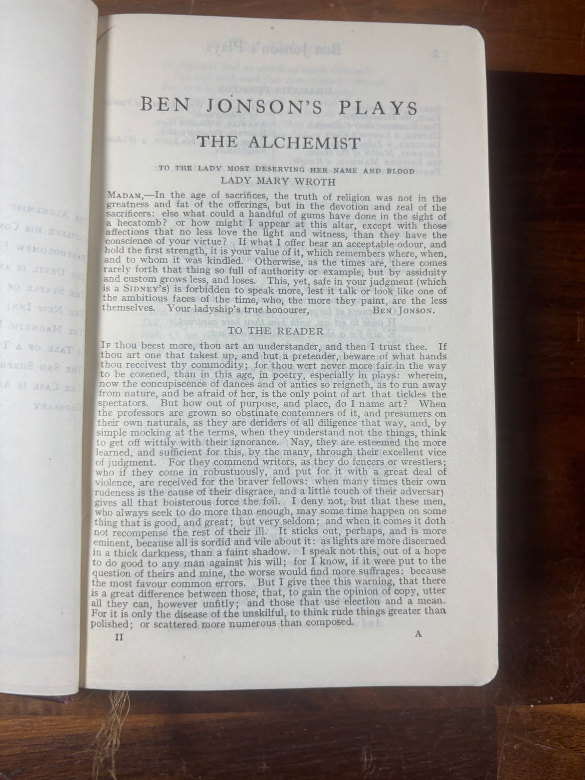 Ben Jonson, The Complete Plays, 2 Volume Set, Everyman’s Library, Flexible Leather