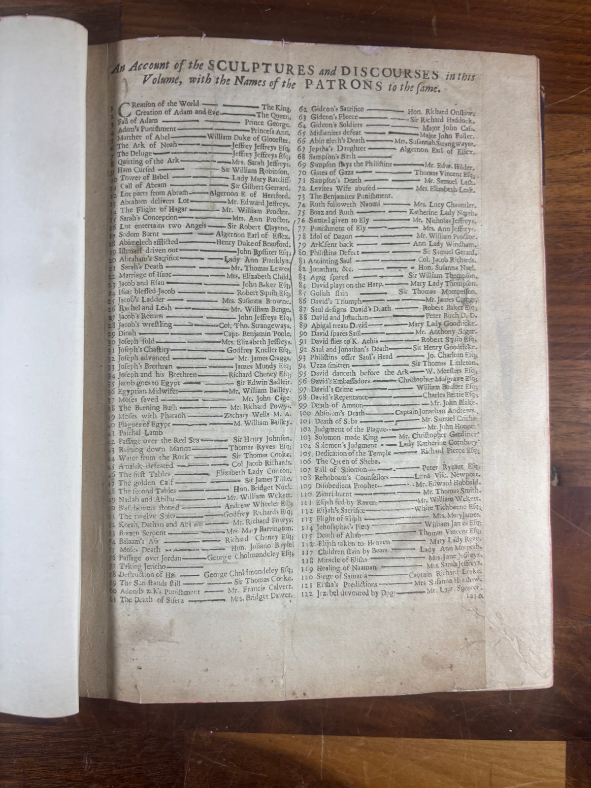 1703 The History of the Old and New Testament, Sieur de Royaumont, Illustrated Biblical History
