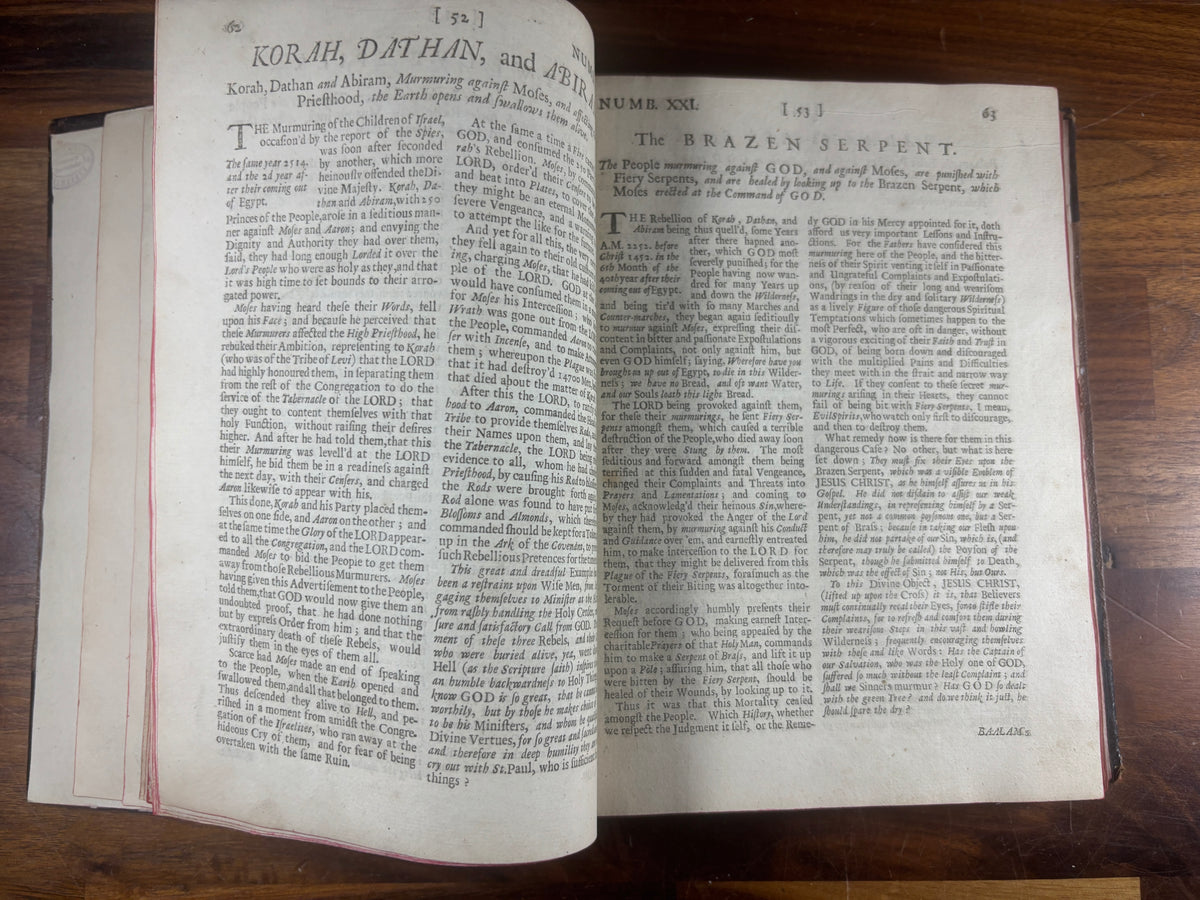 1703 The History of the Old and New Testament, Sieur de Royaumont, Illustrated Biblical History