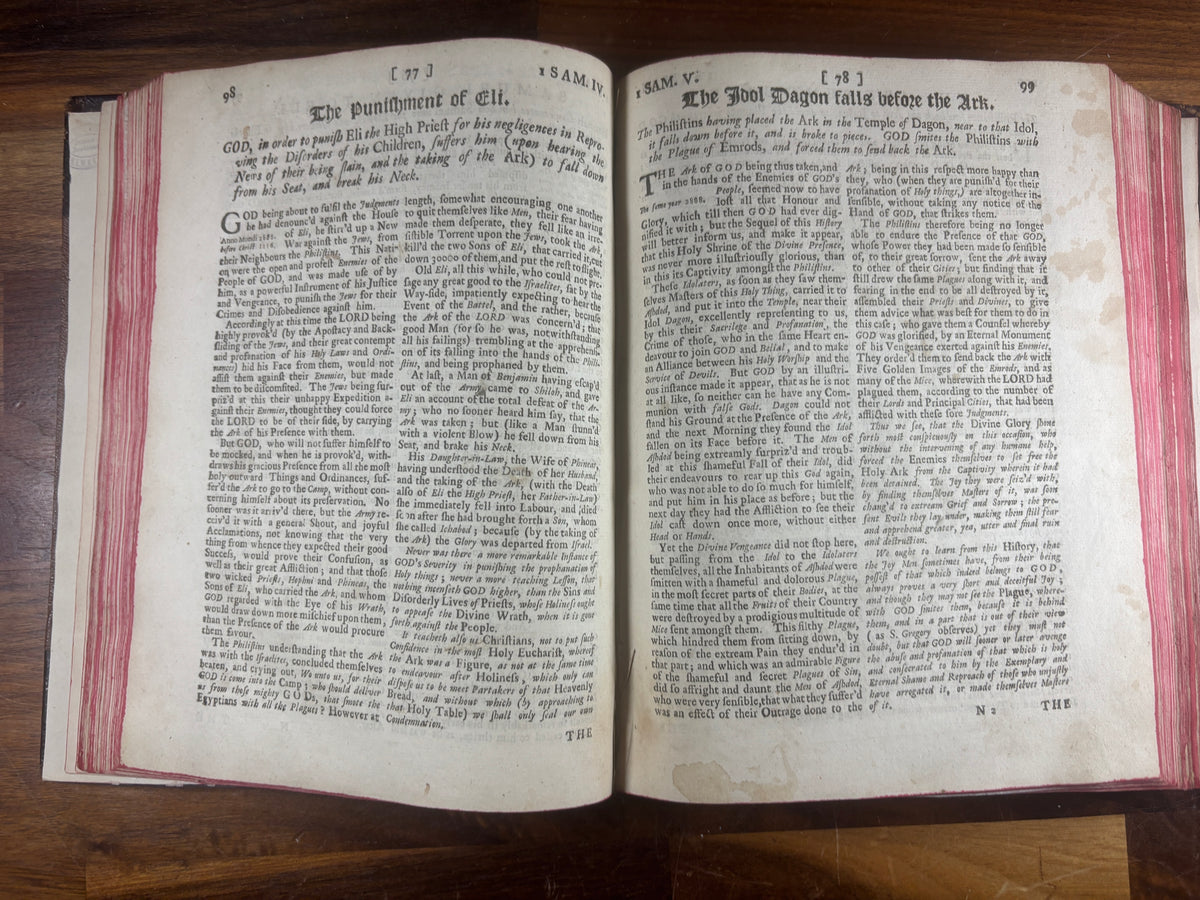 1703 The History of the Old and New Testament, Sieur de Royaumont, Illustrated Biblical History