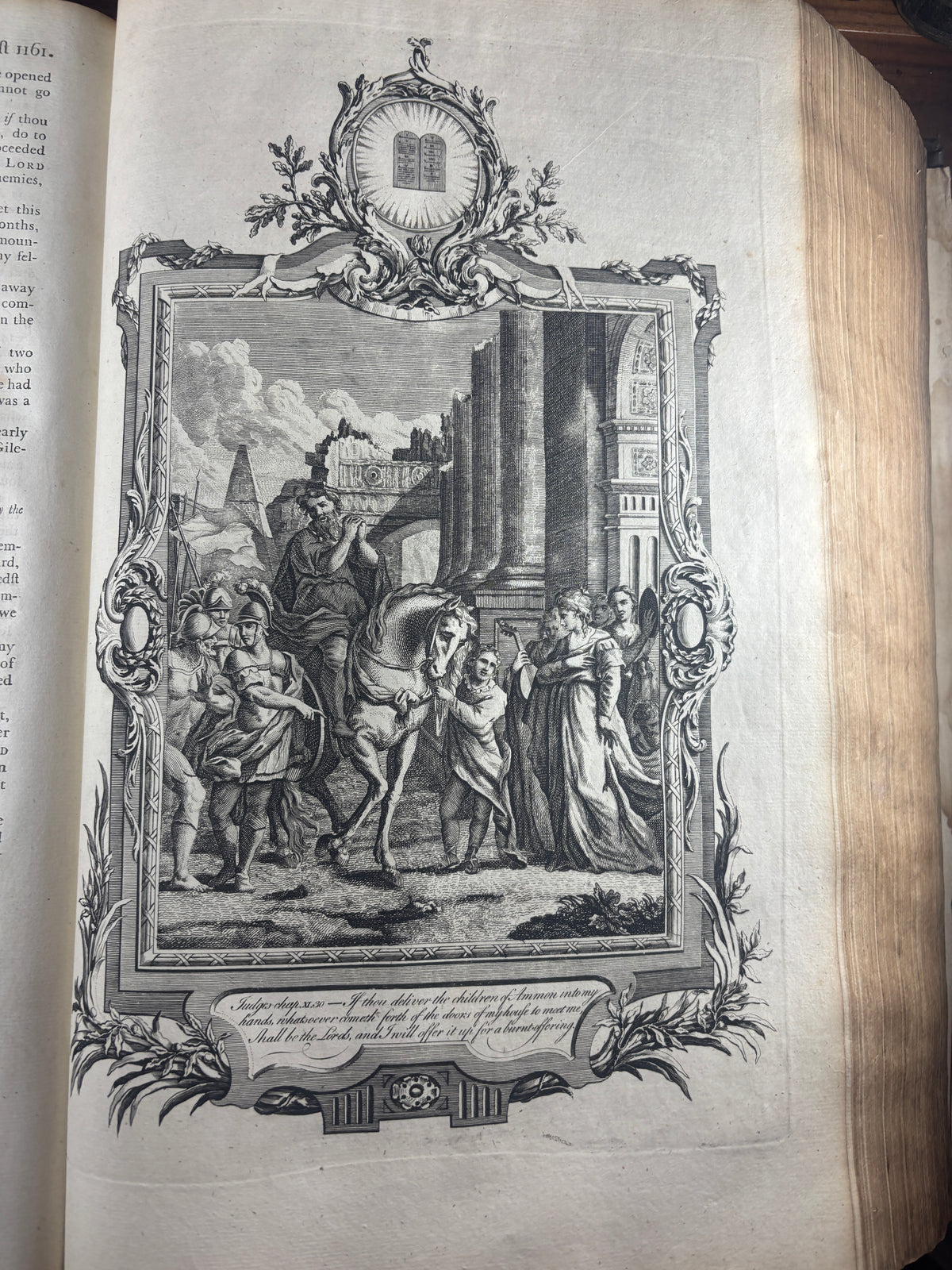 1769–1771 John Baskerville Holy Bible, Birmingham, Complete with 10 Engravings