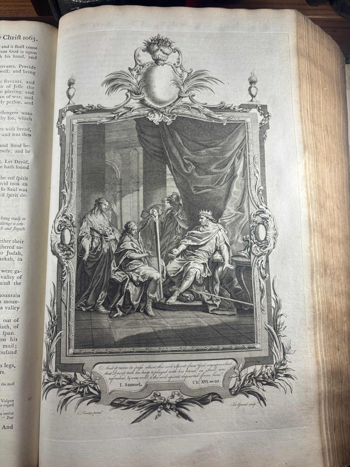 1769–1771 John Baskerville Holy Bible, Birmingham, Complete with 10 Engravings