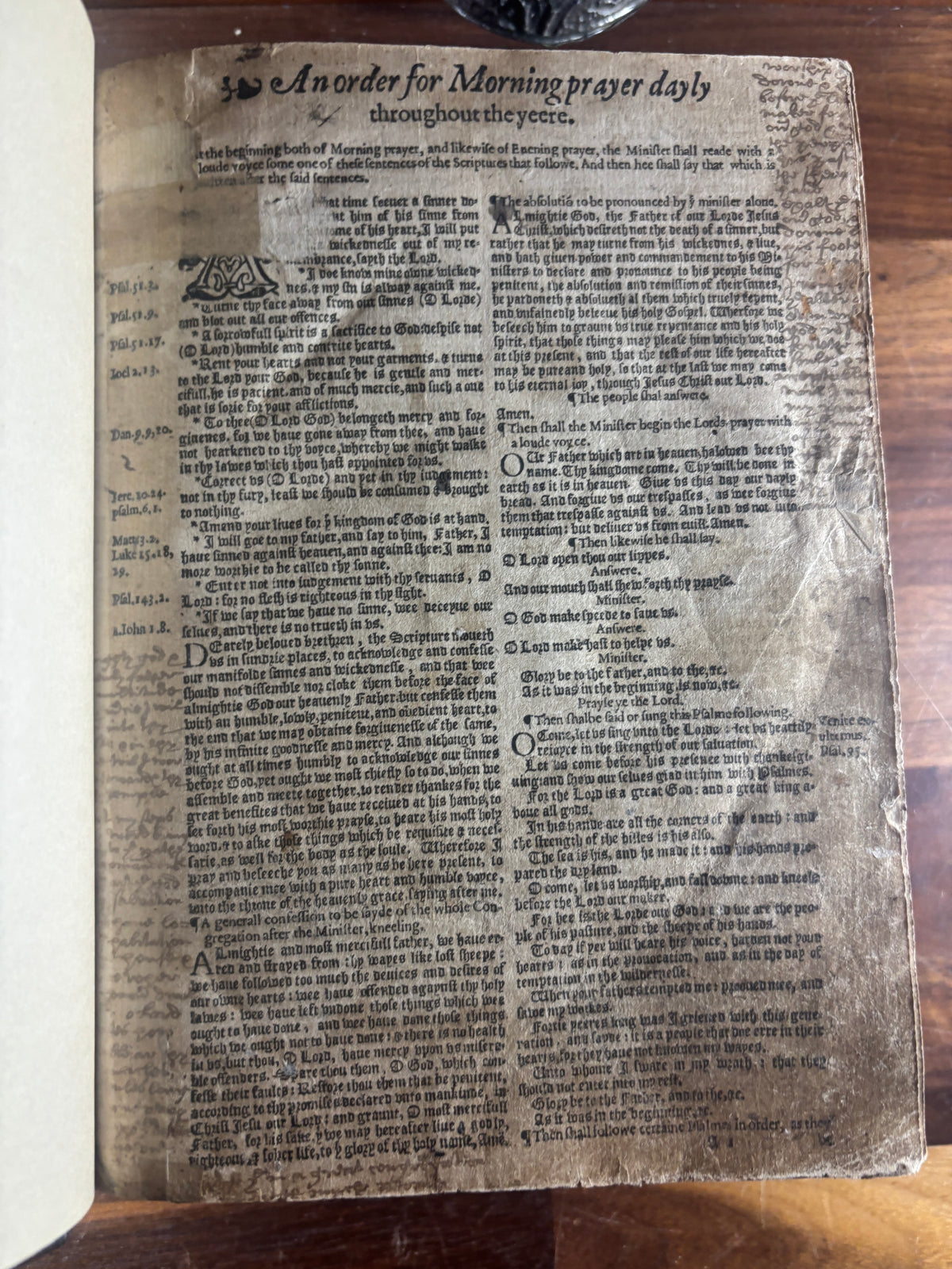 Complete 1589 Geneva “Breeches” Bible with 1585 Sternhold & Hopkins Psalter