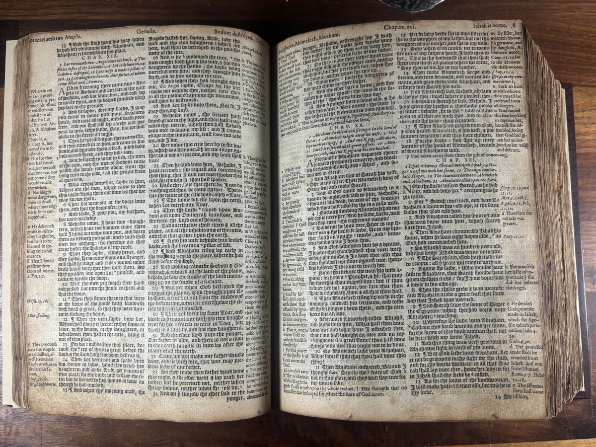 Complete 1589 Geneva “Breeches” Bible with 1585 Sternhold & Hopkins Psalter
