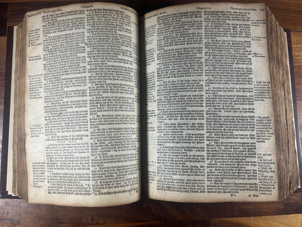 Complete 1589 Geneva “Breeches” Bible with 1585 Sternhold & Hopkins Psalter