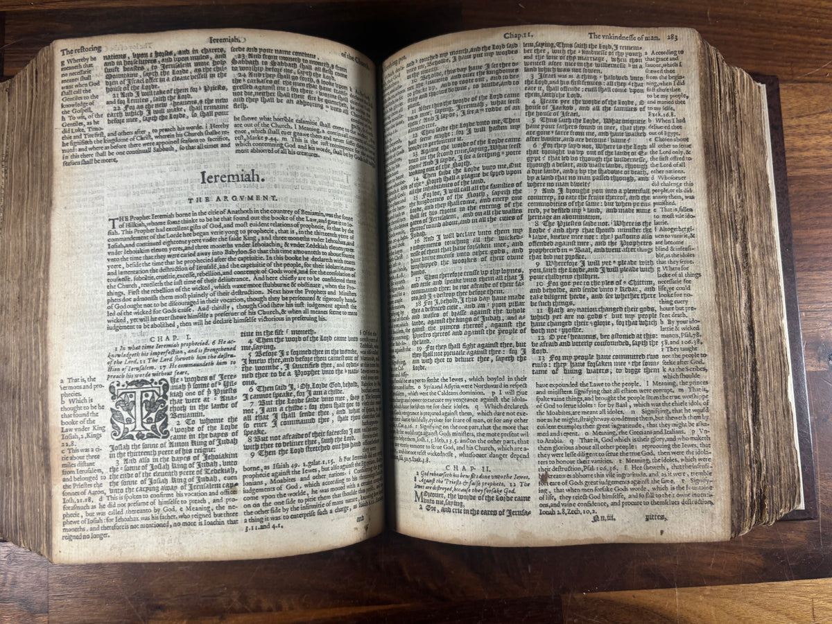 Complete 1589 Geneva “Breeches” Bible with 1585 Sternhold & Hopkins Psalter