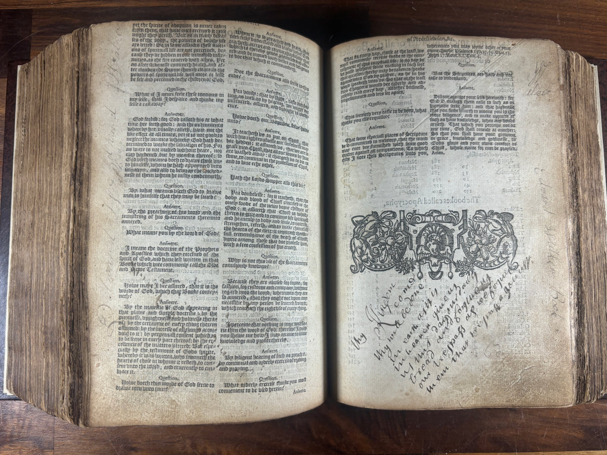Complete 1589 Geneva “Breeches” Bible with 1585 Sternhold & Hopkins Psalter