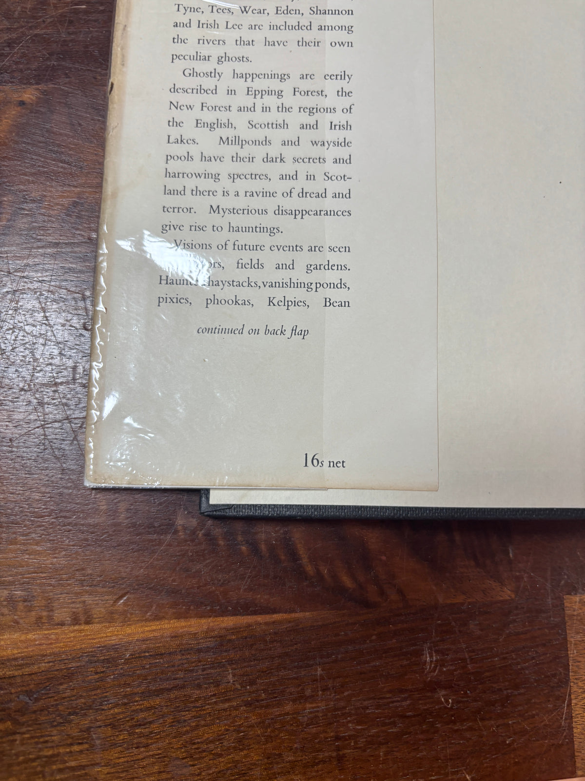 Haunted Waters by Elliott O’Donnell, 1957 First Edition, Ghosts & Folklore