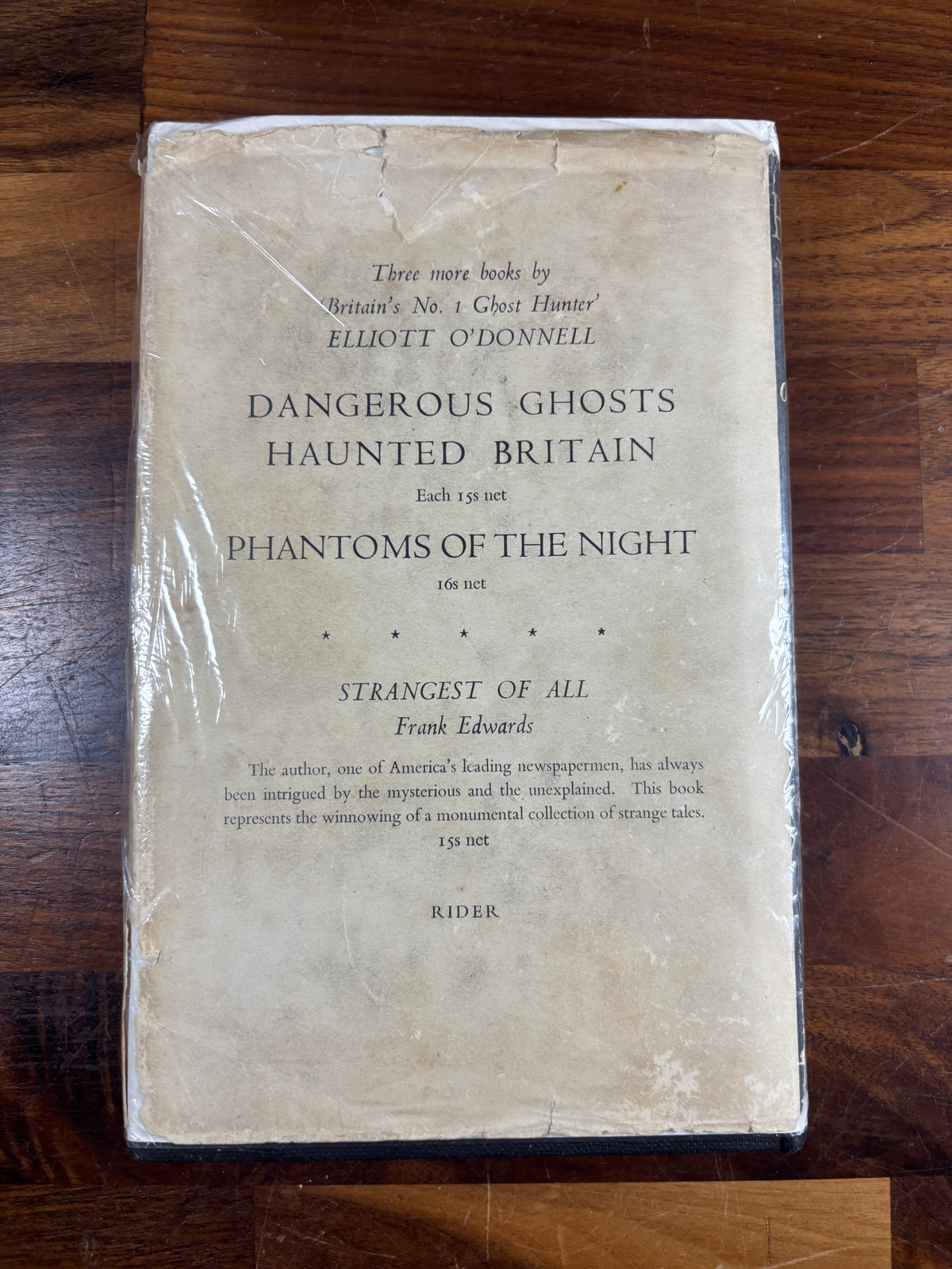 Haunted Waters by Elliott O’Donnell, 1957 First Edition, Ghosts & Folklore