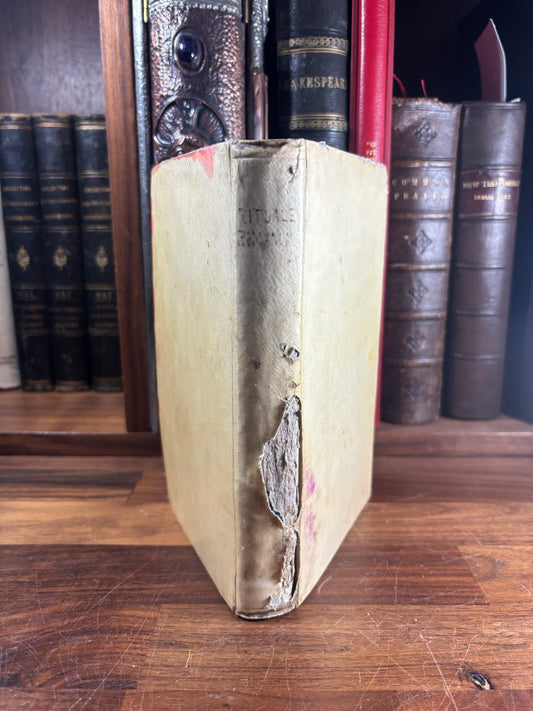 1827 Rituale Romanum, Roman Catholic Ritual, Exorcisms, Venice, Bound in Vellum