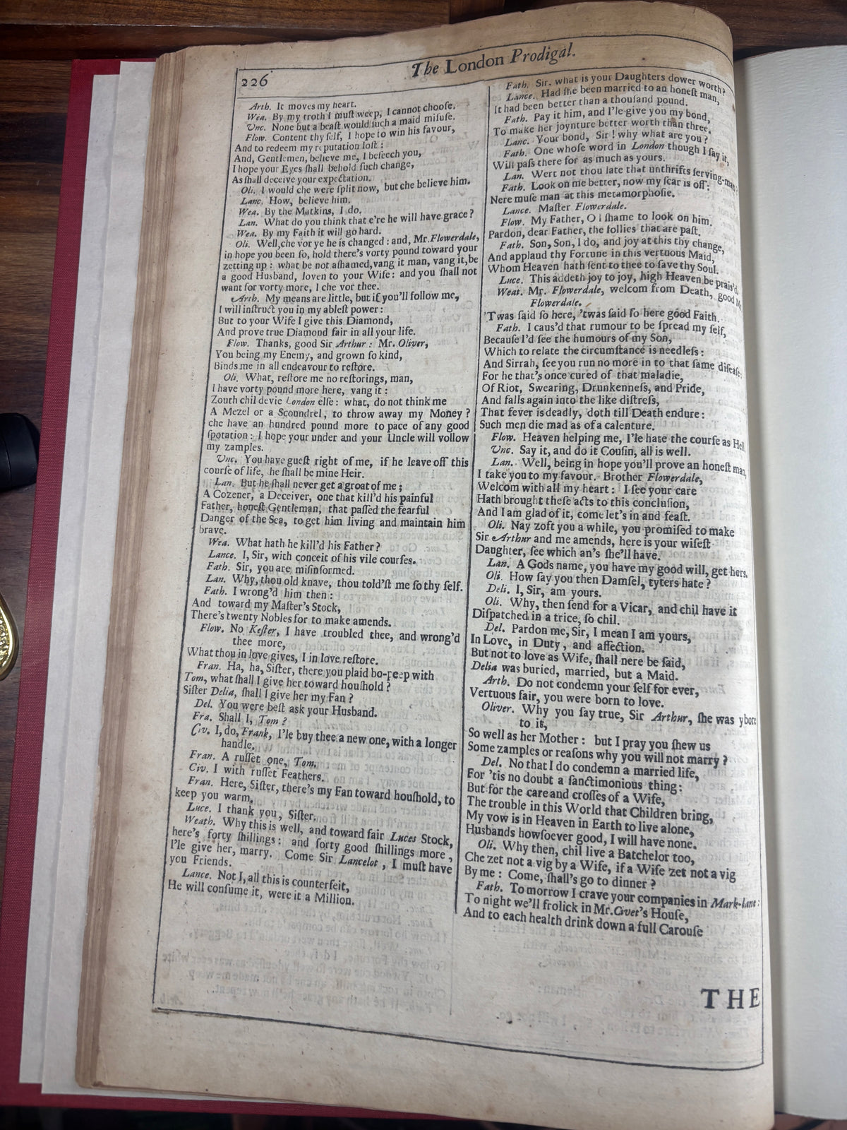 William Shakespeare, Pericles & The London Prodigal, Fourth Folio Fragment, 1685