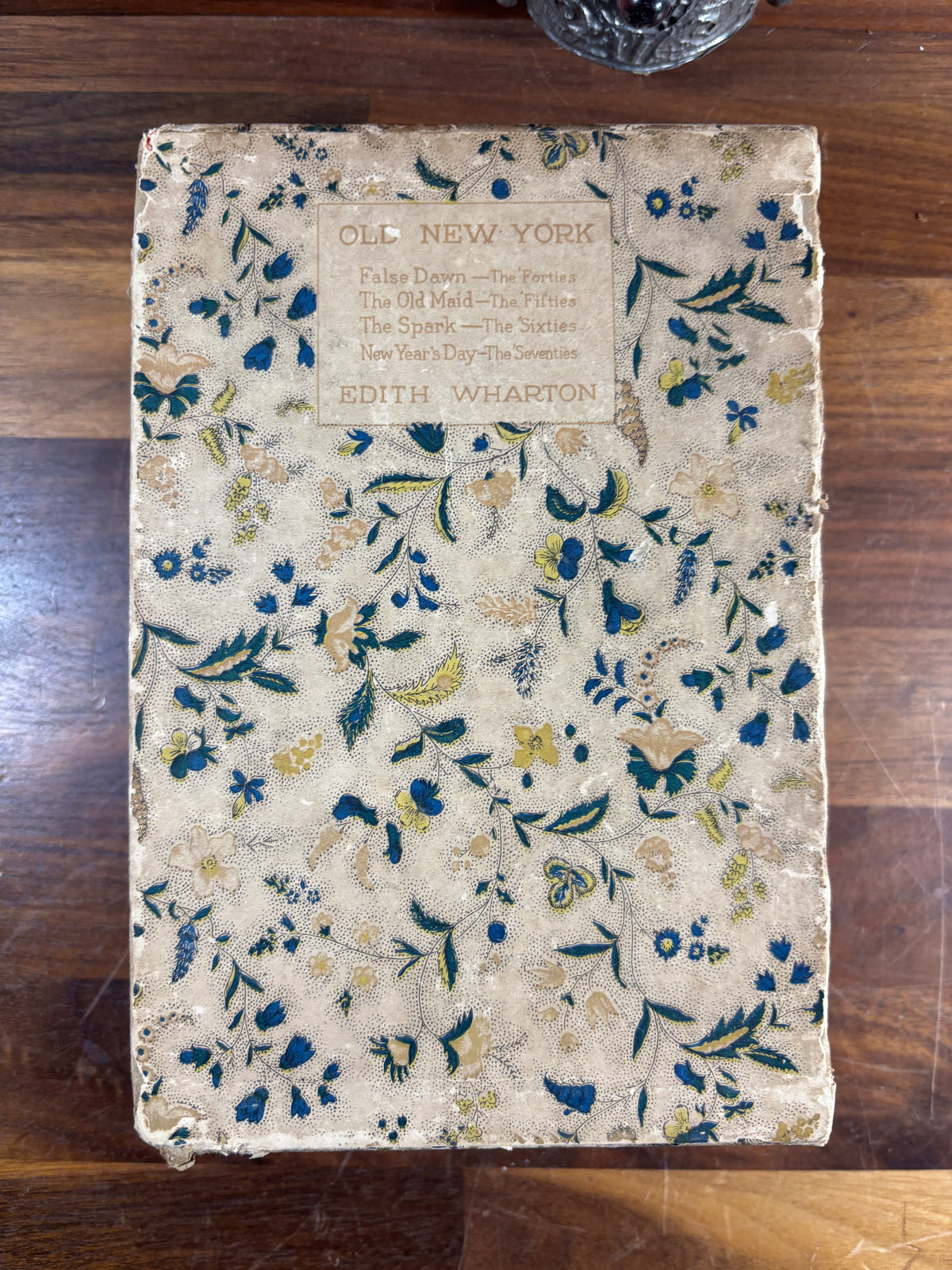 1924 Edith Wharton, Old New York set, 1st Edition, Original Dust Jacket/Slipcase