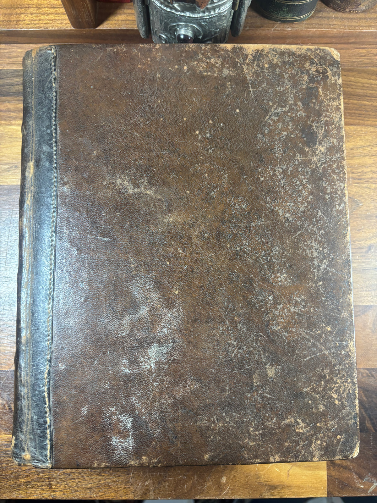 1799 King James Bible, Edinburgh Quarto, Leather Bound, with Family Inscriptions