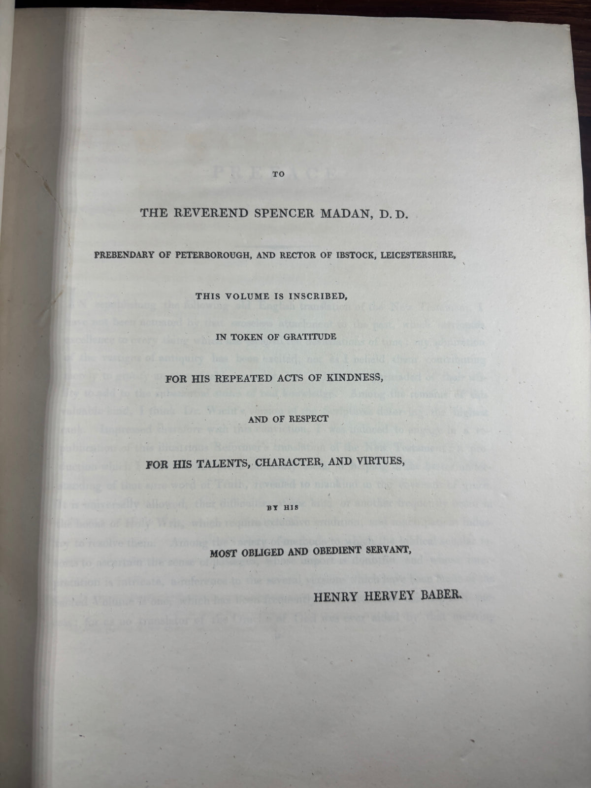1810 John Wycliffe New Testament Facsimile, First Baber Edition, Early English Bible