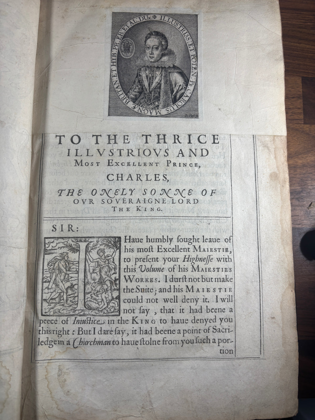 1620 King James Collected Works, 1616 Title Page, Daemonologie, Shakespeare Era