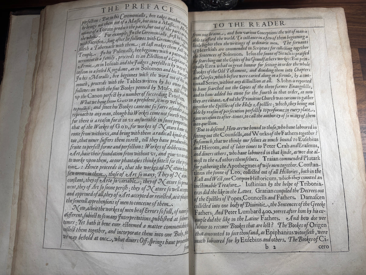 1620 King James Collected Works, 1616 Title Page, Daemonologie, Shakespeare Era
