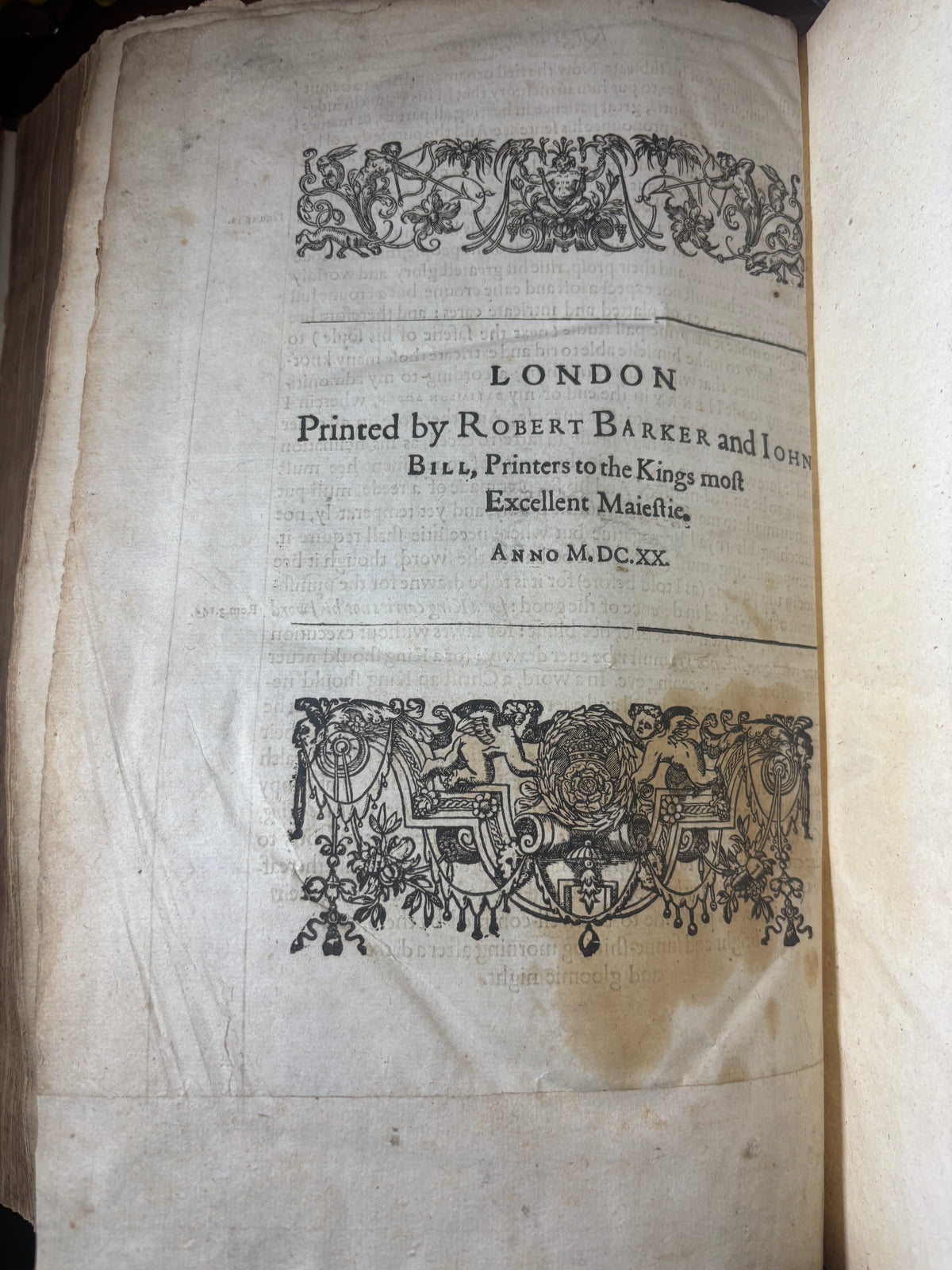 1620 King James Collected Works, 1616 Title Page, Daemonologie, Shakespeare Era