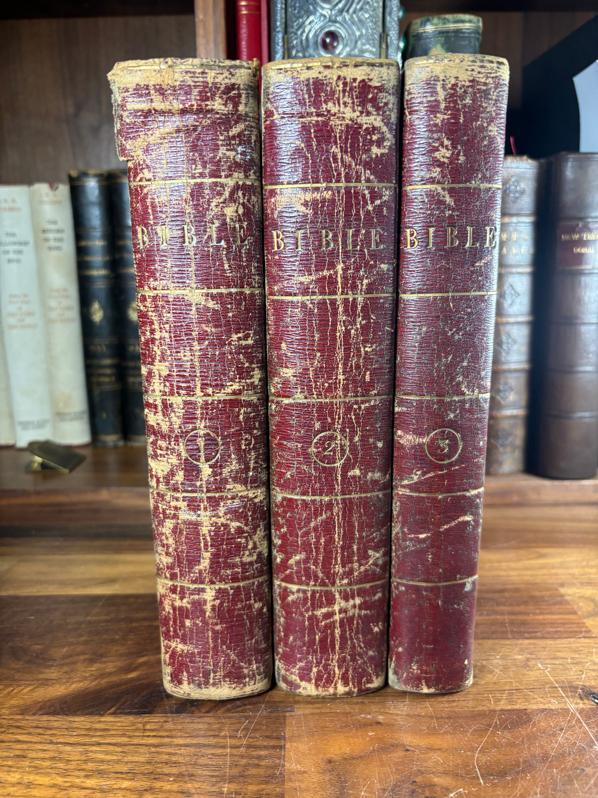 1795 Killer Bible, Thomas Bensley, Illustrated KJV, Three Volumes