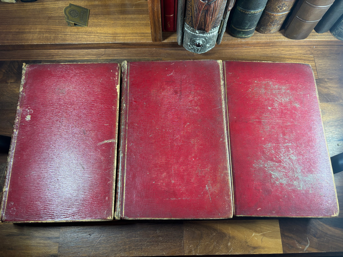 1795 Killer Bible, Thomas Bensley, Illustrated KJV, Three Volumes