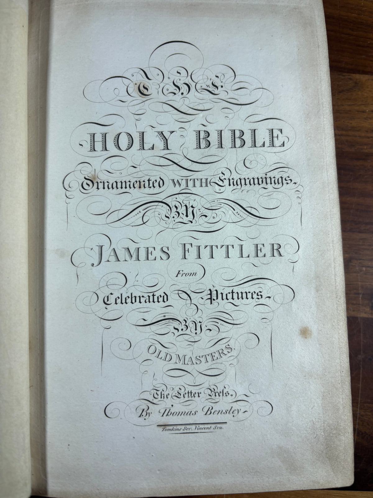 1795 Killer Bible, Thomas Bensley, Illustrated KJV, Three Volumes