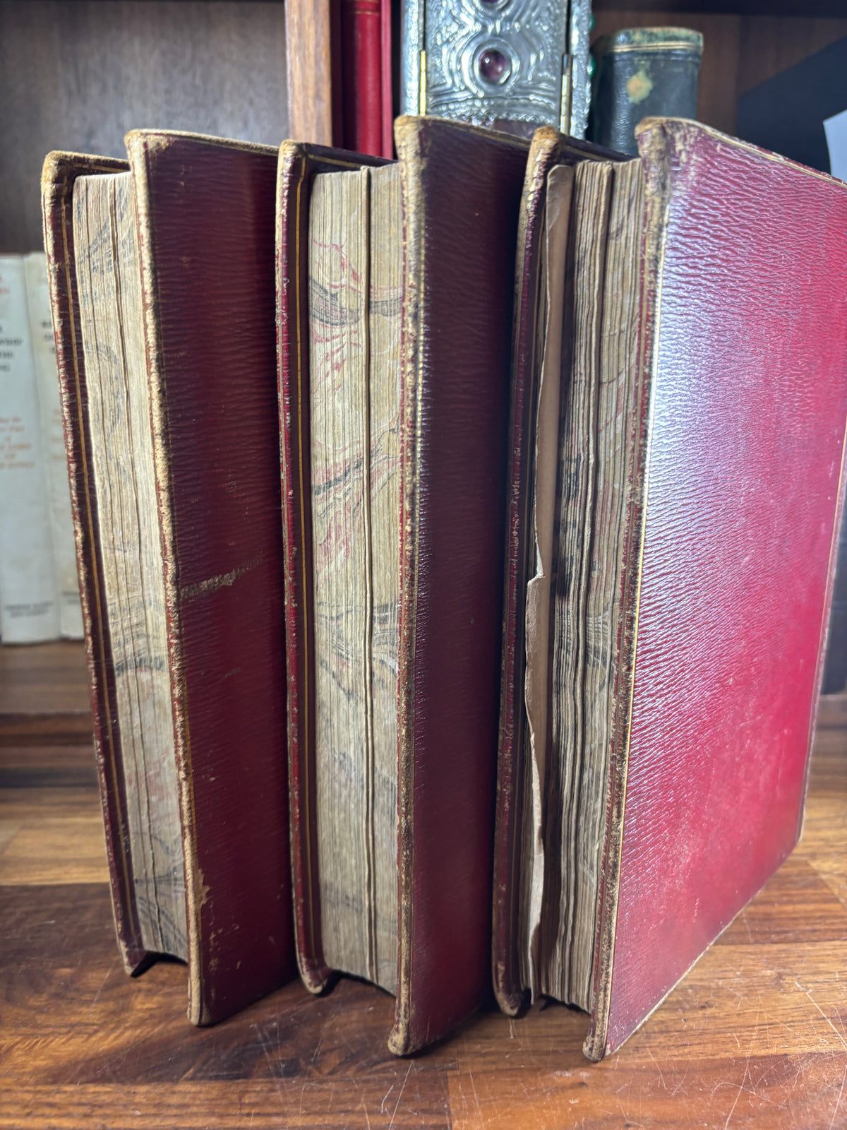 1795 Killer Bible, Thomas Bensley, Illustrated KJV, Three Volumes