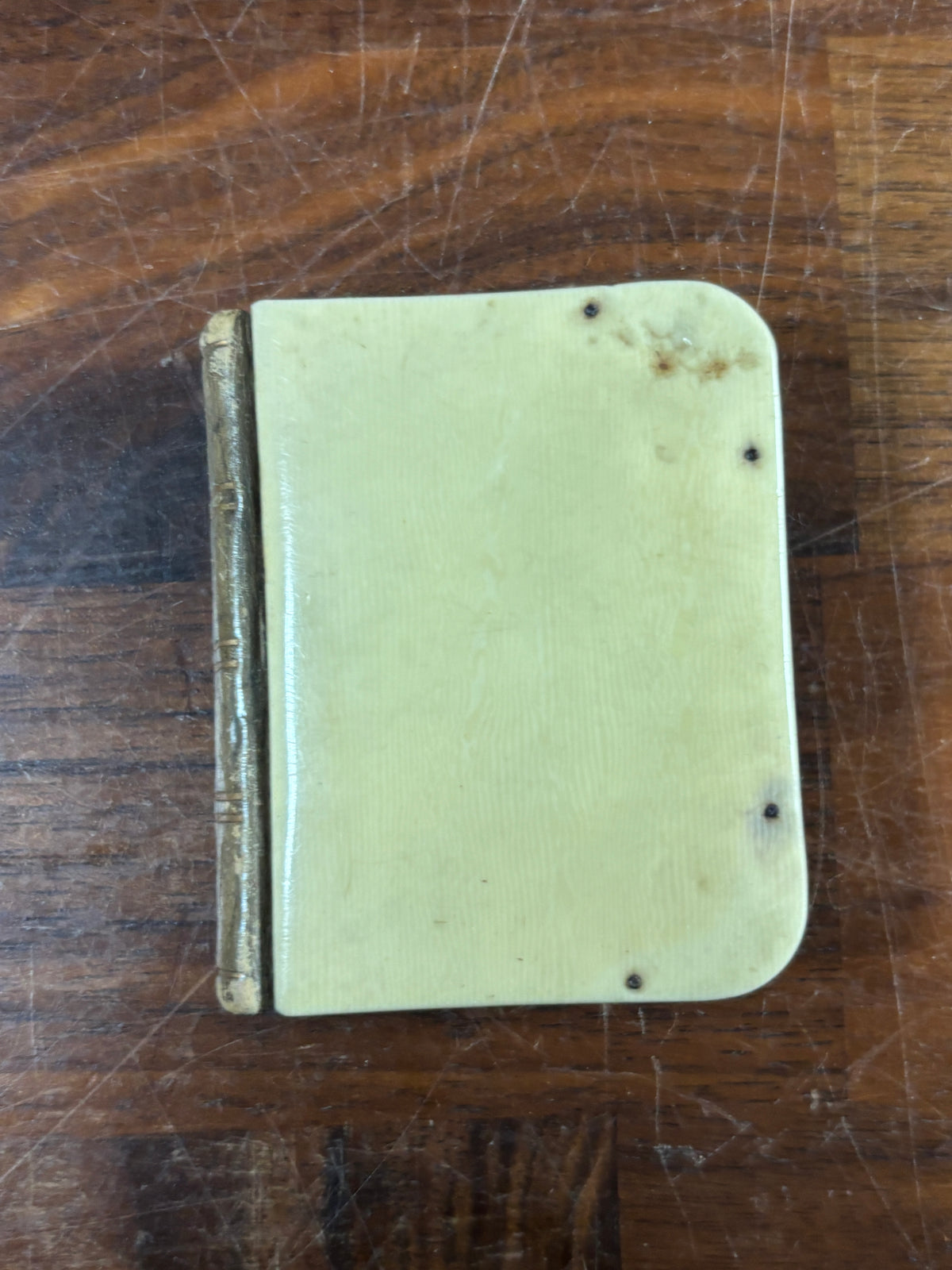 Miniature Book of Common Prayer, Oxford, c. 1870 Ivory-Coloured Binding