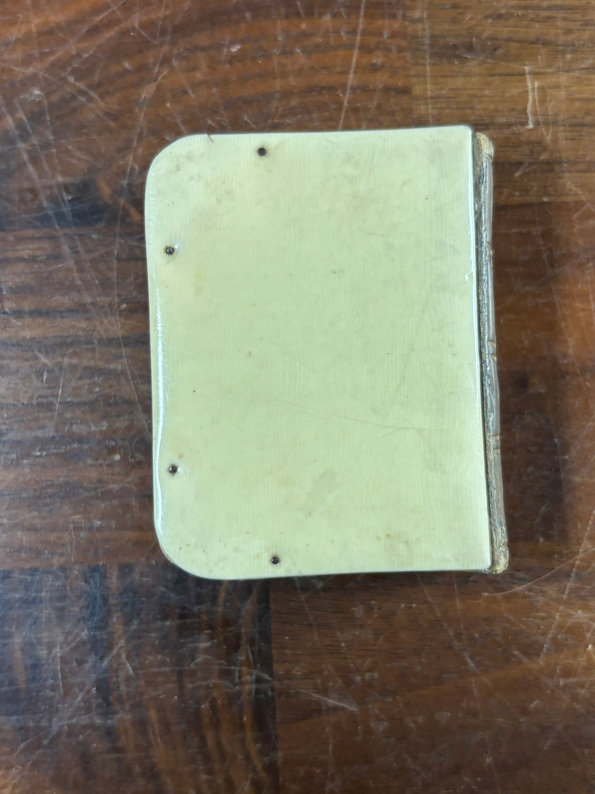 Miniature Book of Common Prayer, Oxford, c. 1870 Ivory-Coloured Binding